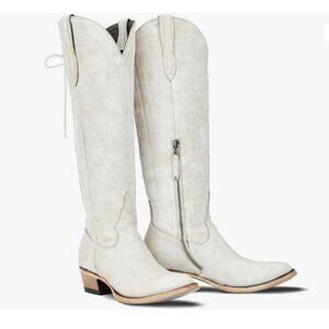 Adjustable Thigh High Cowgirl Boots